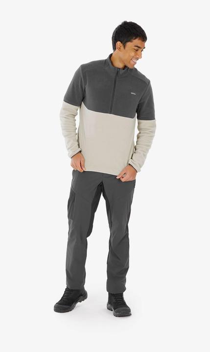 Produktbild Quechua Men's Hiking Fleece MH 500 - Beige (3XL)