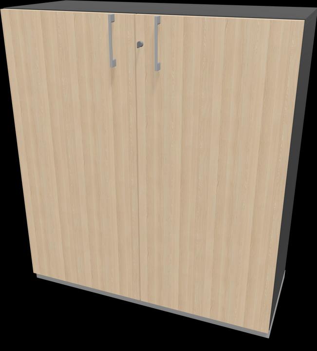 Silbergrau, Eschendekor sandbeige mit Struktur, Dunkelgrau