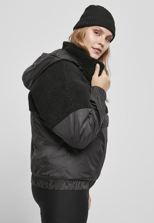 Immagine prodotto Urban Classics Giacca Sherpa Mix Pull Over da donna (4XL)