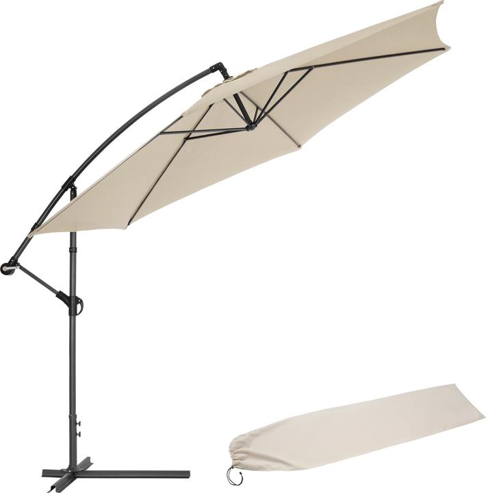 tectake Parasol with protective cover (3.50 m)
