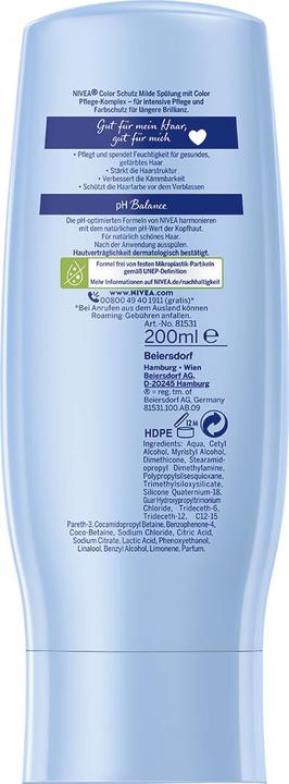 Image du produit NIVEA Color Schutz Milde Spülung (200 ml)
