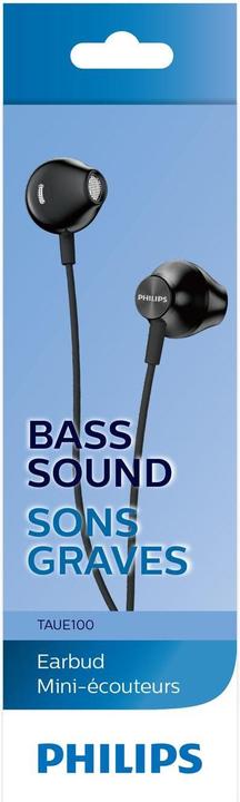 Actual product image Philips TAUE100BK/00 (No noise cancelling, Cable)