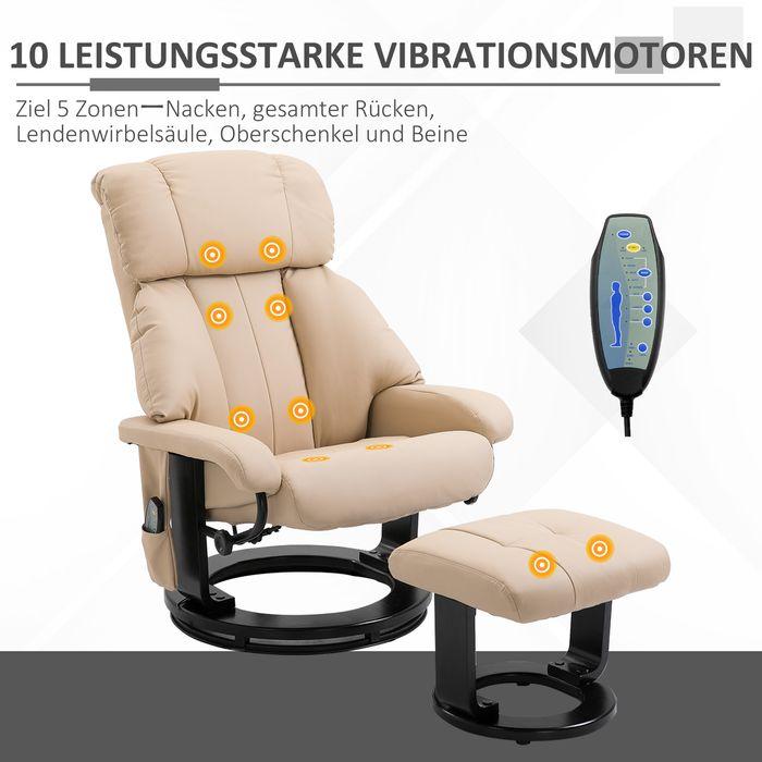 Produktbild Swisshandel24 Relaxliege mit Liegefunktion Massagesessel Fernsehsessel Liegesessel Ergonomischer Stuhl Sessel mit