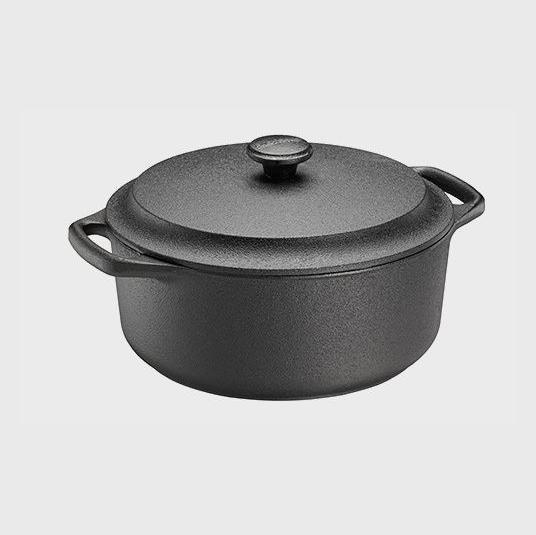 Actual product image Skeppshult Cast Iron Pot / Roaster 28 cm 0500 (28 cm, Casserole + Stewpot, Cast iron)