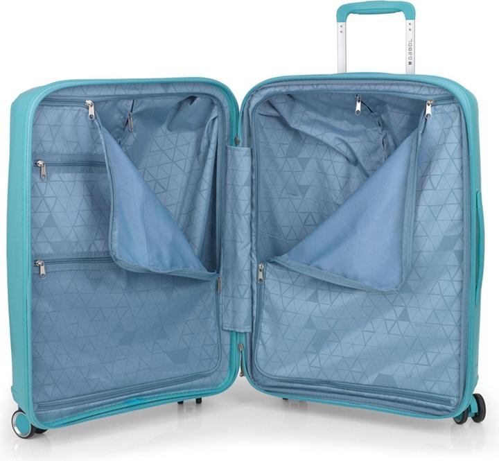 Actual product image Gabol Queens 4-wheel trolley M 64.5 cm with expansion fold (72 l)