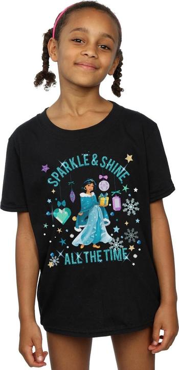 Produktbild Disney Princess Jasmine Sparkle And Shine TShirt Mädchen (104)
