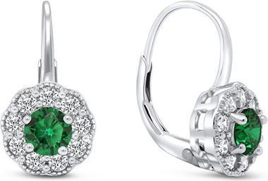 Immagine prodotto Brilio Argento - Orecchini pendenti in argento con zirconi EA333WG