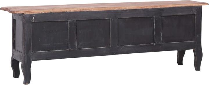 Produktbild VidaXL TV Schrank Schwarz Recyceltes Massivholz Lowboard Fernsehtisch HiFi (30 x 120 x 40 cm)