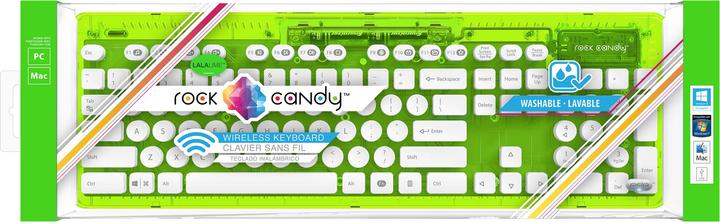 Immagine prodotto Ultramedia PC - Tastiera wireless Rock Candy - verde (DE, Senza fili)