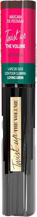 Immagine prodotto Bourjois Twist Up Mascara Ultra Brown 8ml + Contour Clubbing Eyeliner 50-5.3g Marrone + Verde (Ultra Brown + Nº 50 Loving Green)