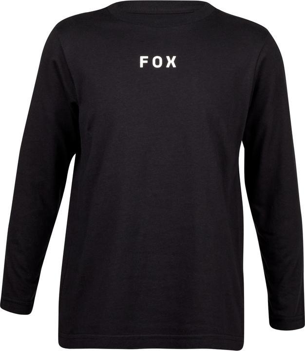 Fox Tee 23 Yth Flora Ls Blk Ym (M)