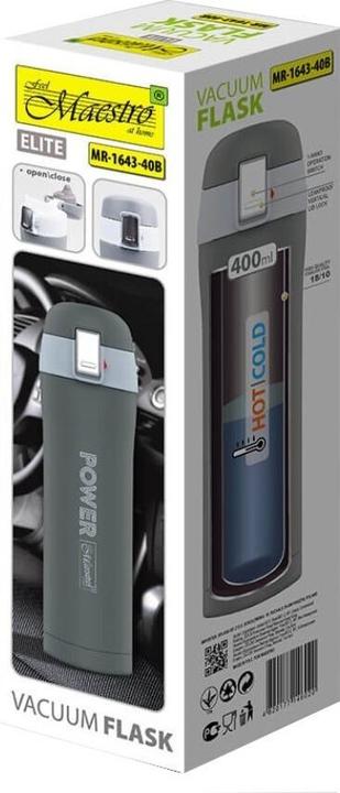 Actual product image Maestro Thermos jug MR-1643-40B (0 4L) grey (0.40 l)