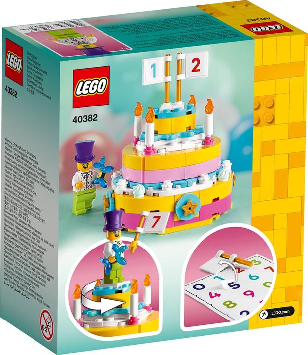 Actual product image LEGO Seasonal Birthday Cake 40382 (40382, LEGO Classic)