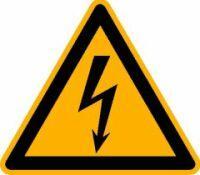 Magni Warning sign foil SL 50 mm Warning of dangerous electrical voltage 500 pcs. per roll