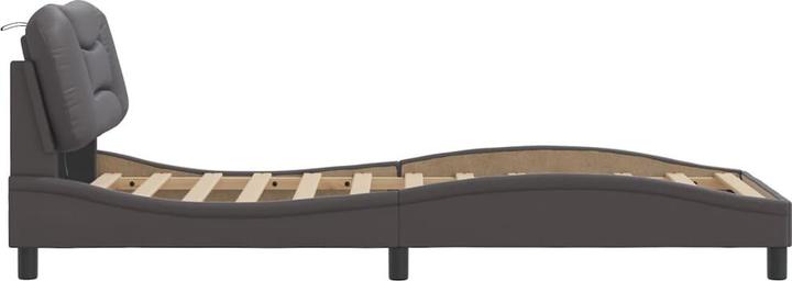 Produktbild VidaXL Bettgestell mit LED Kunstleder (90 x 200 cm)