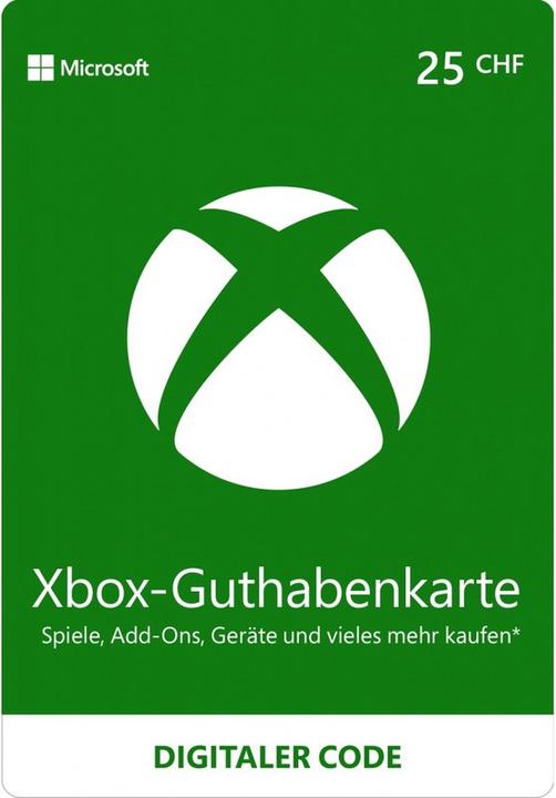 Image du produit Microsoft Xbox-Store (25 CHF)
