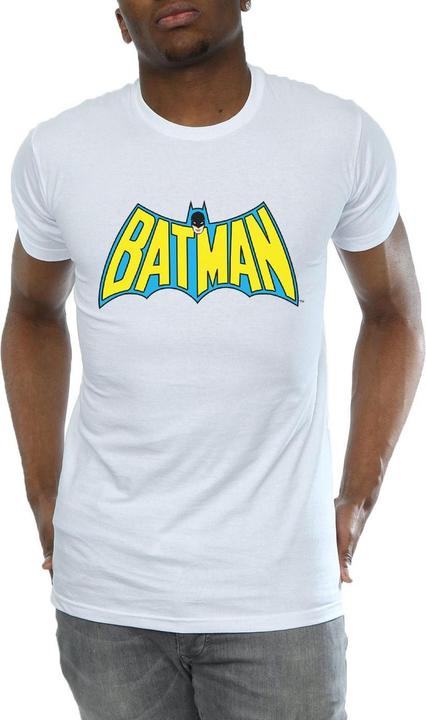 Immagine prodotto Batman Maglietta in cotone con logo retrò da uomo (S)