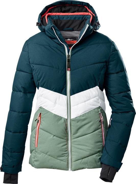 Killtec Damen Ksw 1 Wmn Ski Qltd Jckt Winterjacke Jacke in Daunenoptik mit abzippbarer Kapuze und Sc (40)