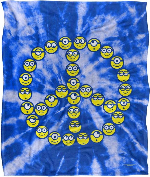 Minions Decke Friedenszeichen (152 x 127 cm)