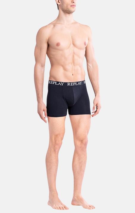Produktbild Replay Trunk BOXER Style 01/C Basic Cuff Logo im 3er Pack (L, 3er Pack)