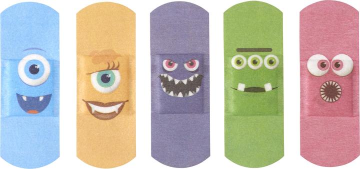 Produktbild Nexcare Happy Kids Monster Kinderplaster (20 x)