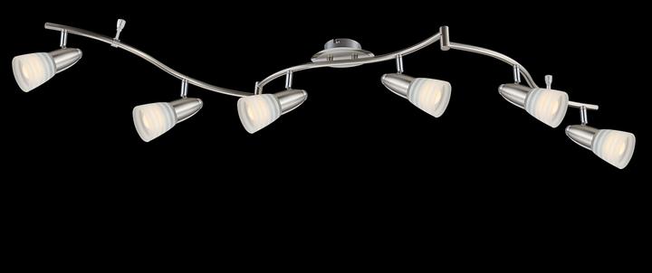 Produktbild Globo LED Deckenleuchte nickel matt 6xE14 LED (350 lm, E14)