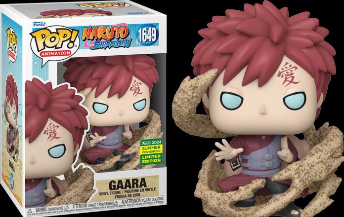 Actual product image Funko POP! Naruto Shippuden Gaara (Sand Jutsu) Exclusive 2024