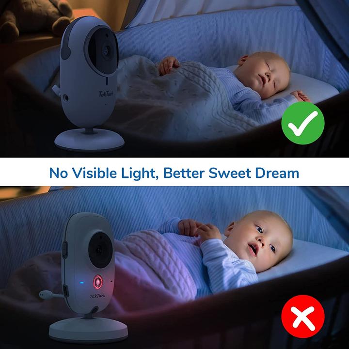 Produktbild TakTark Babyphone mit Kamera (Babyphone mit Kamera, 260 m)