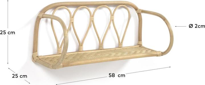 Productafbeelding Kave Home Nyarai (58 x 25 x 25 cm)