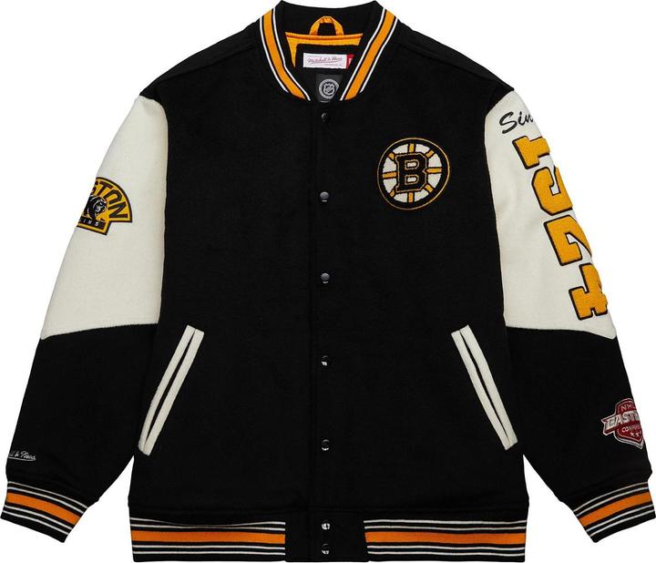 Immagine prodotto Mitchell & Ness M&N Vintage Varsity Wool Jacke - NHL Boston Bruins - L (L)