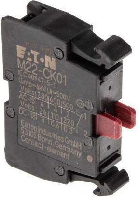 Produktbild Eaton Kontaktblock 1 Öffner (Keilriemen)