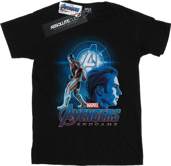 Avengers Endgame Captain America Team Suit TShirt (XXL)