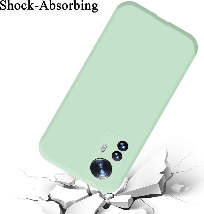 Actual product image Cadorabo TPU Liquid Silicone Case Cover for Xiaomi 12 PRO (Realme 12 Pro+)