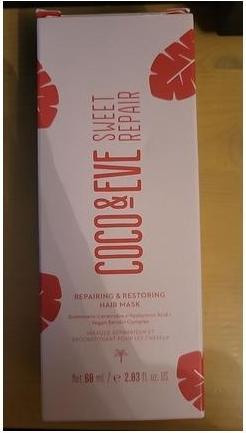 Immagine prodotto Coco & Eve Maschera per capelli riparatrice e ristrutturante Sweet Repair 60ml (60 ml)