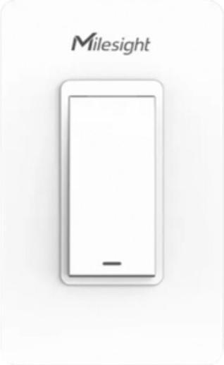 Actual product image Milesight Wall Switch, WS501-868M-3W-W11-EU