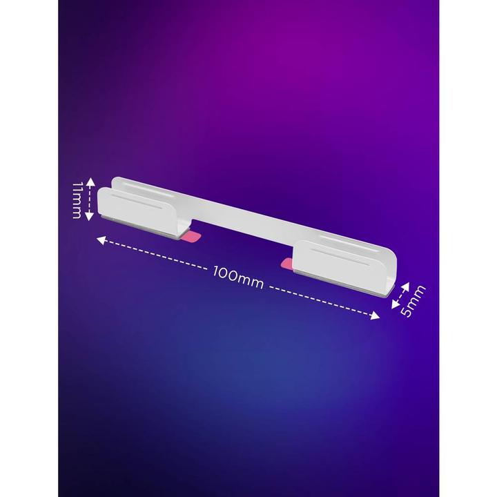 Actual product image Govee Neon Rope Light 2 Clips, White, 5pcs