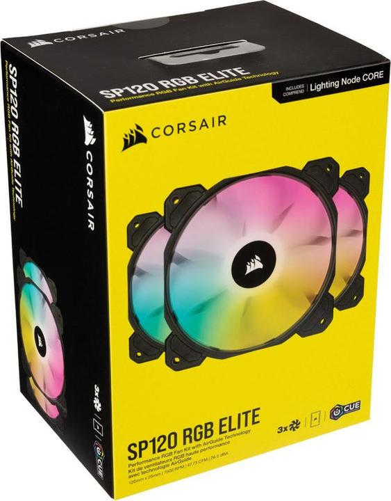 Produktbild Corsair SP120 RGB Elite (120 mm, 3 x)