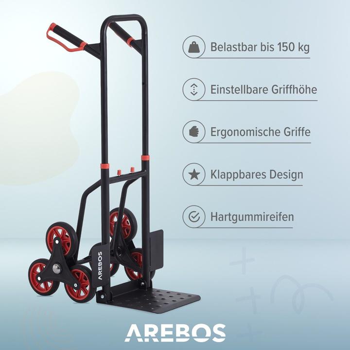 Produktbild Arebos Treppenkarre (150 kg)