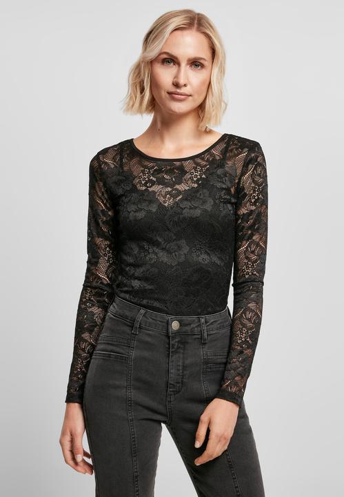 Immagine prodotto Urban Classics Body donna in pizzo a maniche lunghe (S)