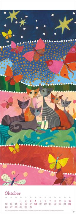 Image du produit Rosina Wachtmeister Vertical Kalender 2026 (24,5 x 69 cm, Allemand)