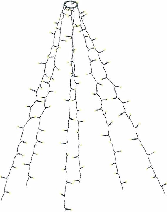 Produktbild Lunartec Weihnachtsbaum-Überwurf-Lichterkette (5 m)