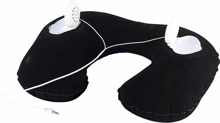 Produktbild Pearl 2 aufblasbare Nackenhörnchen mit integriertem Stereo-Lautsprecher (Kopf- & Nackenkissen)
