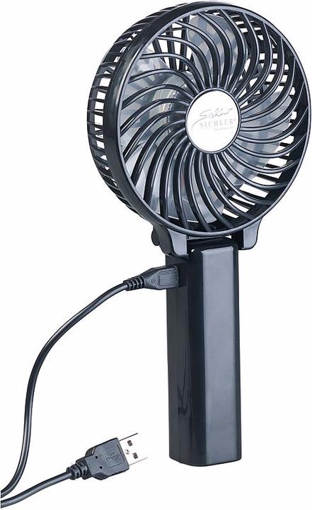 Produktbild Pearl Zusammenklappbarer 2in1-Akku-Hand- & Tisch-Ventilator (60 dB)