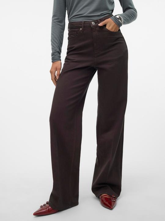 Actual product image Vero Moda VMTESSA Hohe Taille Weiter Beinschnitt Jeans Weit geschnitten (W28/L32)