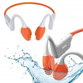 Actual product image Vidonn Słuchawki bezprzewodowe z technologią przewodnictwa kostnego F1S - szare (8 h, Wireless)