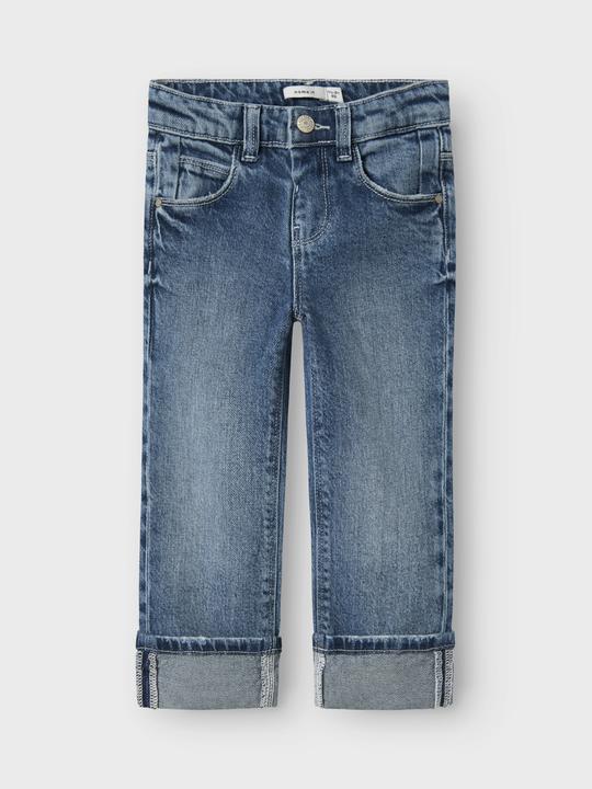 Actual product image Name it Straight Fit Fold-up Jeans (128)