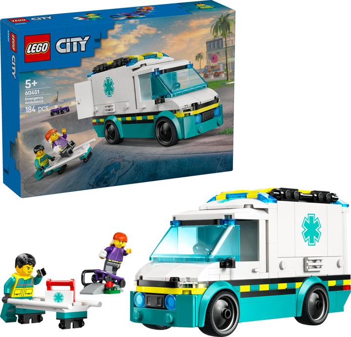 Produktbild LEGO Rettungswagen (60451, LEGO City)