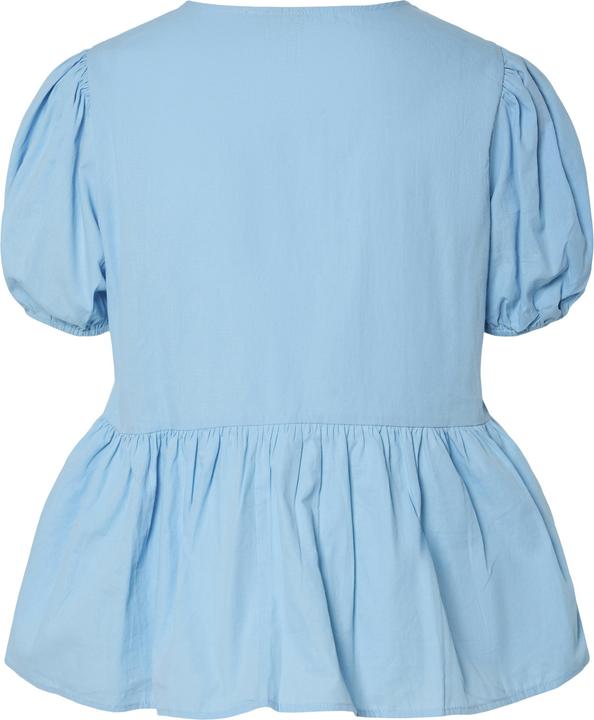Actual product image Pieces PCGOLLY top with puff sleeves (M)