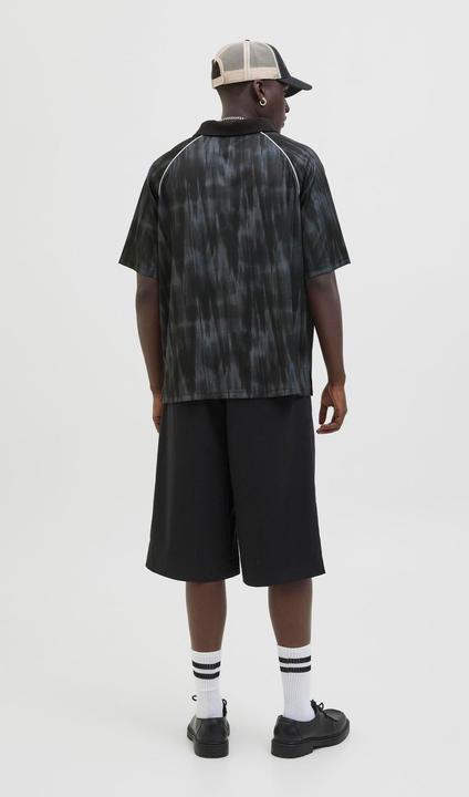 Actual product image Jack & Jones Jcoretreat Aop Mesh Open Collar Polo Ss (L)