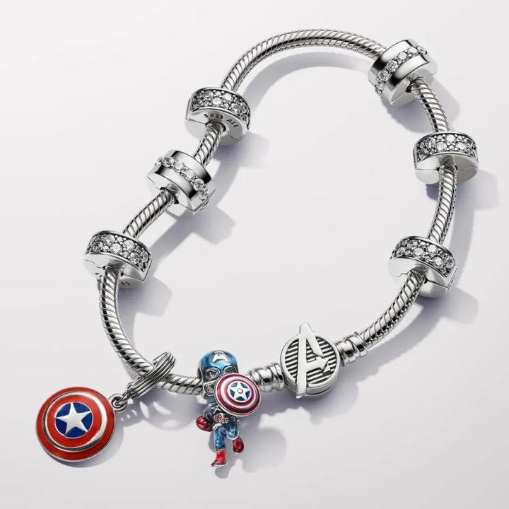 Immagine prodotto Pandora Capitan America (Argento 925, Smalto)